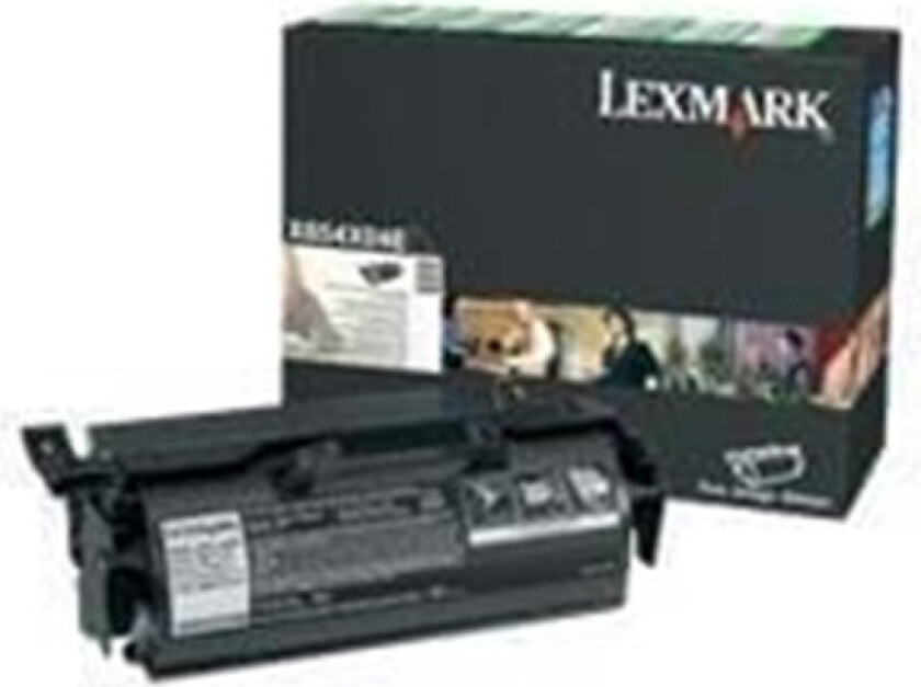 X654X31E Toner Black - Laser toner Svart