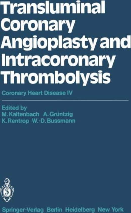 Transluminal Coronary Angioplasty And Intracoronary Thrombolysis