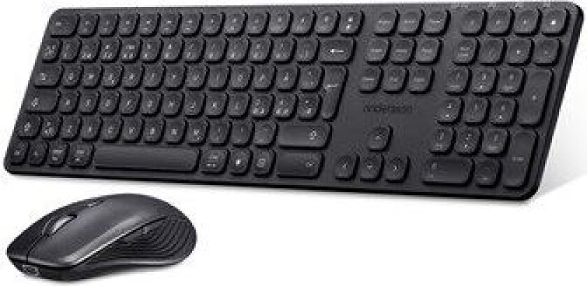 WSK-M3000 - Wireless Keyboard and Mouse Kit 2.4G+BT Black