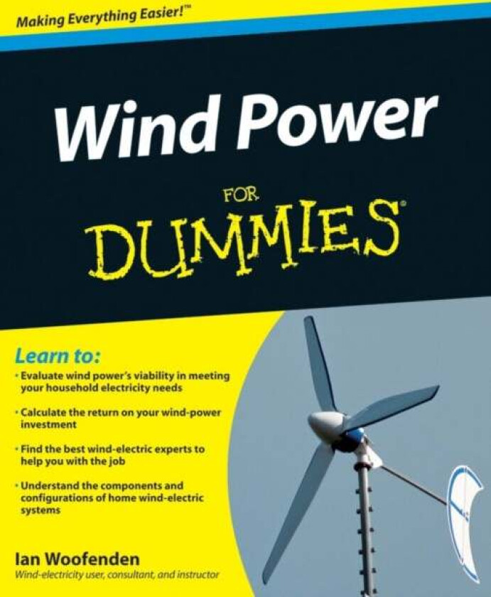 Wind Power For Dummies av Ian Woofenden