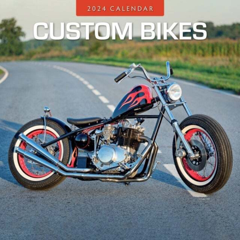 Custom Bikes 2024 Square Wall Calendar av Red Robin Publishing Ltd.