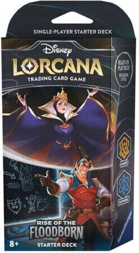 Disney Lorcana Tcg Set 2 Rise Of The Floodborn Starter Deck 2