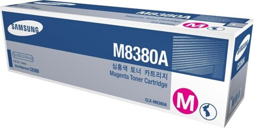 Samsung CLX-M8380A - Laser toner Rød