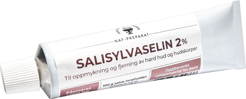 Salisylsyre 2% vaselinsalve, 25 g.