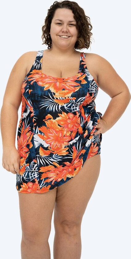 badedrakt med skjørt til damer - Laguna - Arvin Oransje