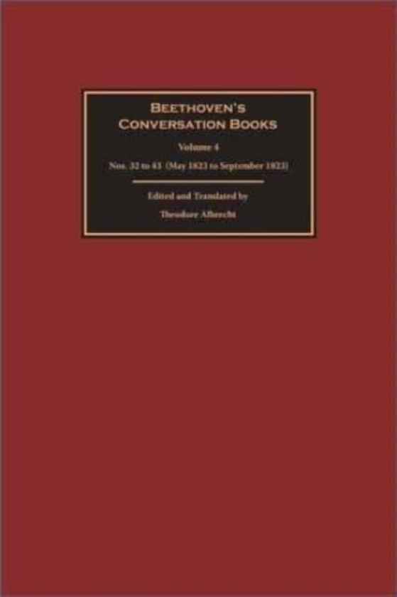 Beethoven's Conversation Books Volume 4