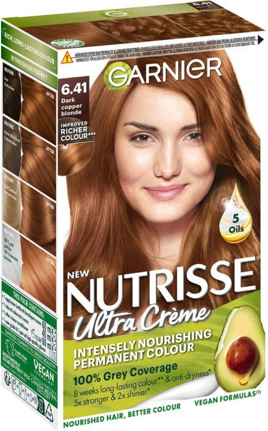 Garnier Nutrisse Ultra Créme 6.41 Dark Copper Blonde