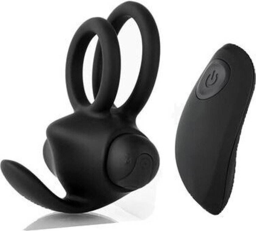 Reerin Dual Vibrating Ring USB Remote Control Fjernstyrt penisring