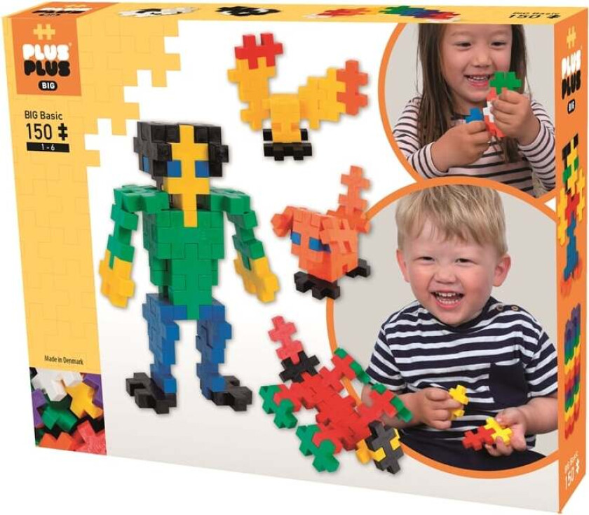 Bilde av Plus-Plus - BIG Basic Mix - 150 stk (3272)