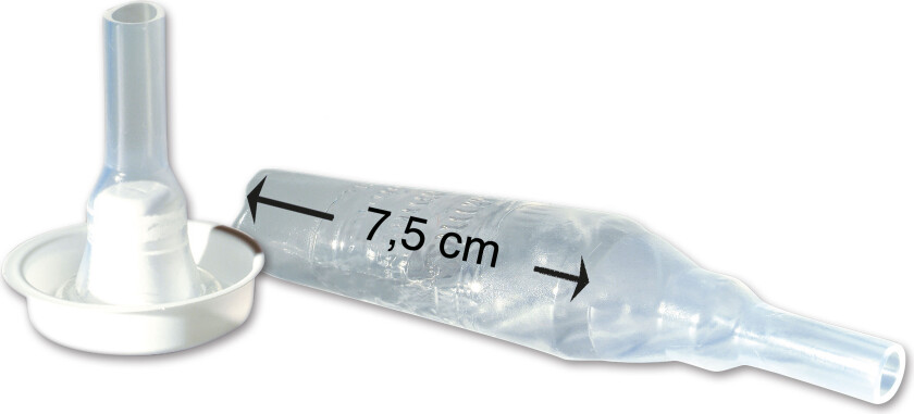 B. Urimed Vision Ultra, Lengde og klebeflate, 7,5 cm , diameter 25mm, 30 stk