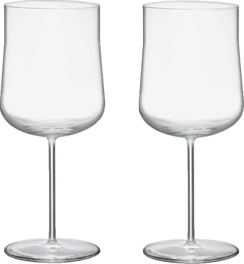 Informal glass på fot 60 cl 2-pakning Klar