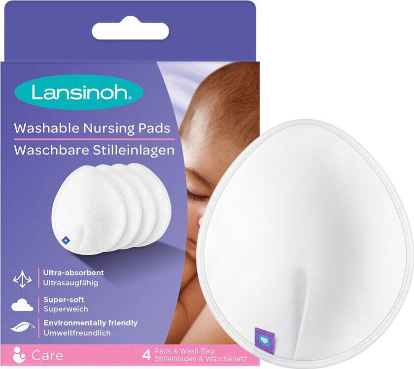 Bilde av Washable Nursing Pads White 4pcs