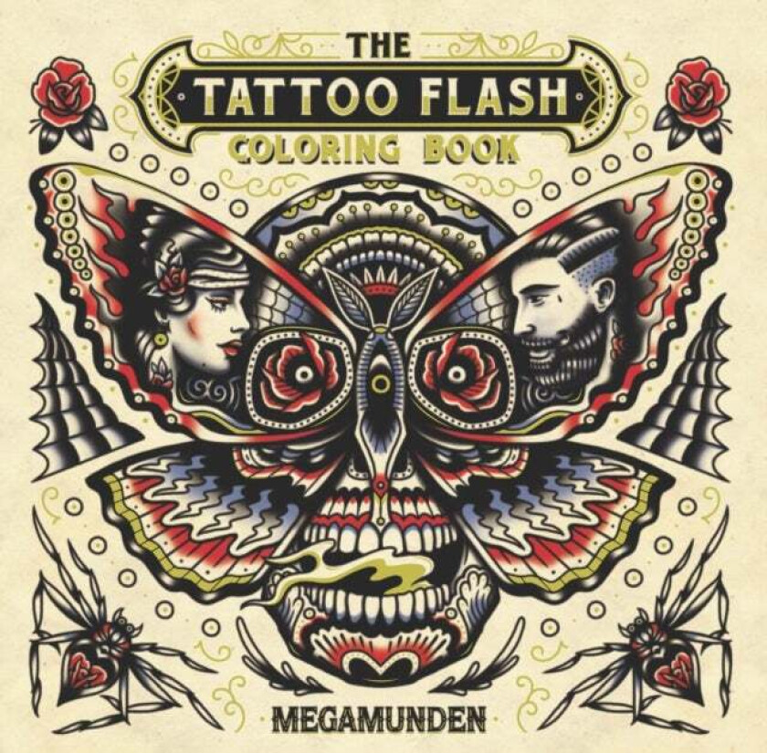 The Tattoo Flash Colouring Book av Megamunden