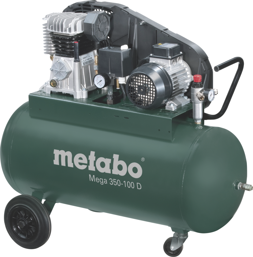 Bilde av Metabo Trykluftkompressor Mega 350-100 D 90 l 10 bar
