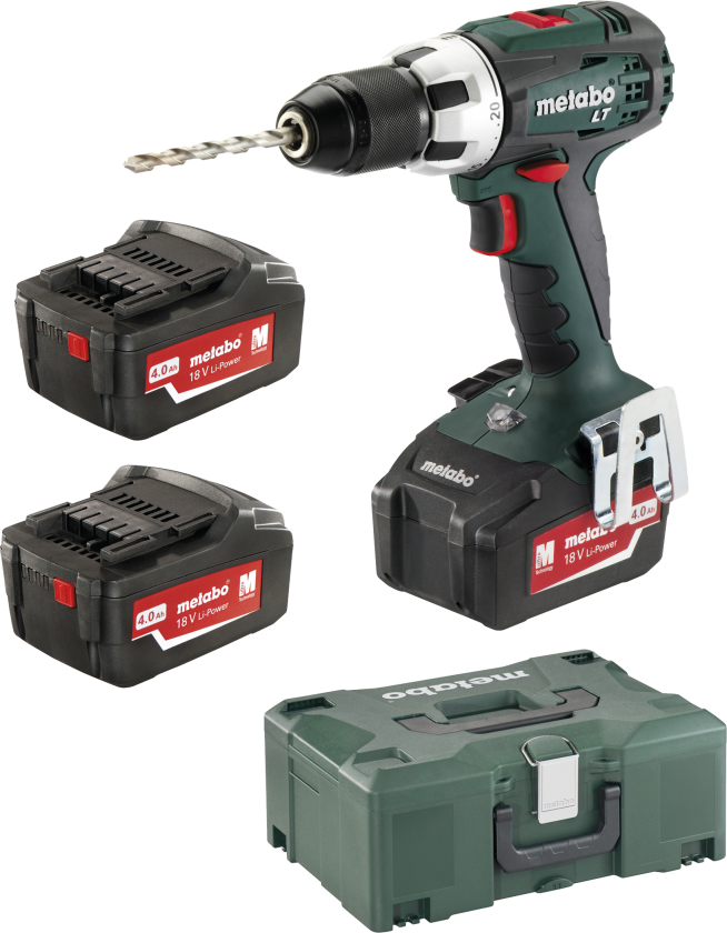 BS 18 LT SET - Drill/driver - trådløs - 2 hastigheter - nøkkelfri borhylse 13 mm - 60 N·m - 3 batterier - 18 V