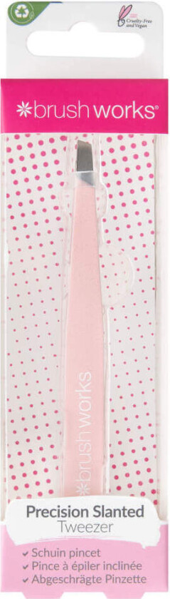 Precision Slanted Tweezer, Rosa, 1 stk.