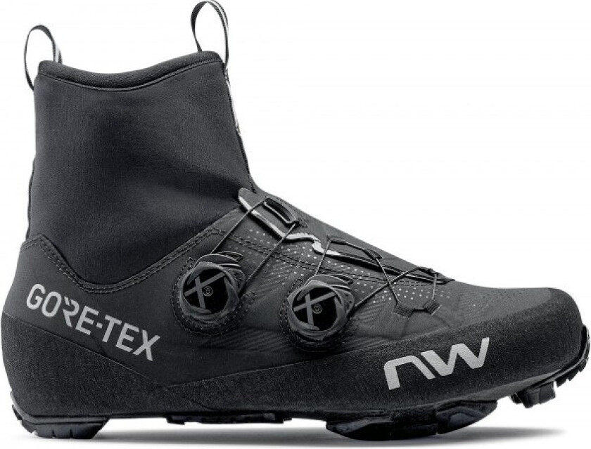 Flagship GTX carbon sole 21/22, sykkelsko vinter, herre BLACK