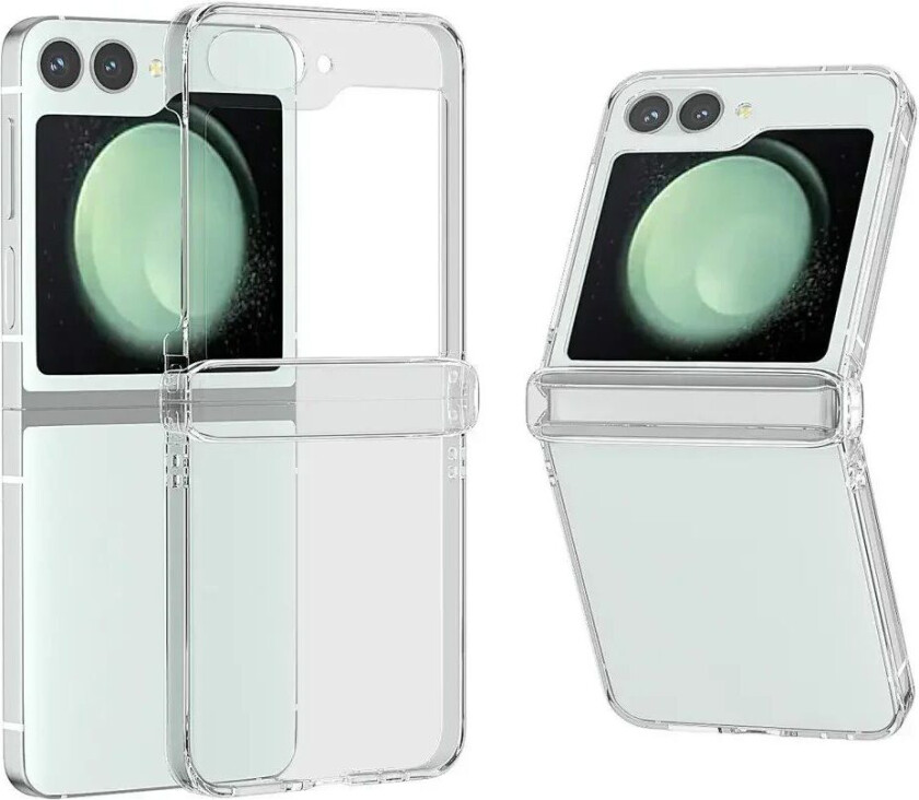 Samsung Galaxy Z Flip6 Hard Plast Deksel - Gjennomsiktig