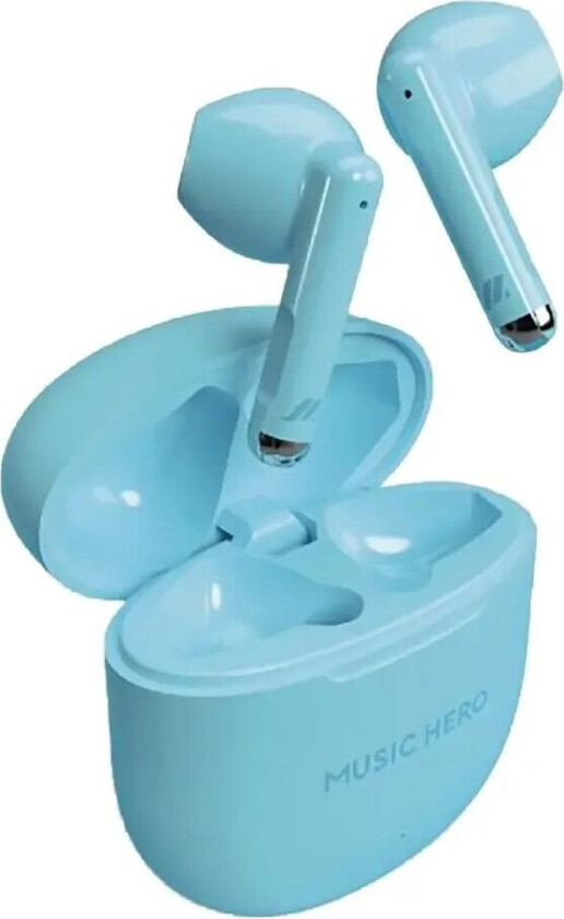 Nubox True Wireless Stereo In-Ear Hodetelefoner - Lyse blå