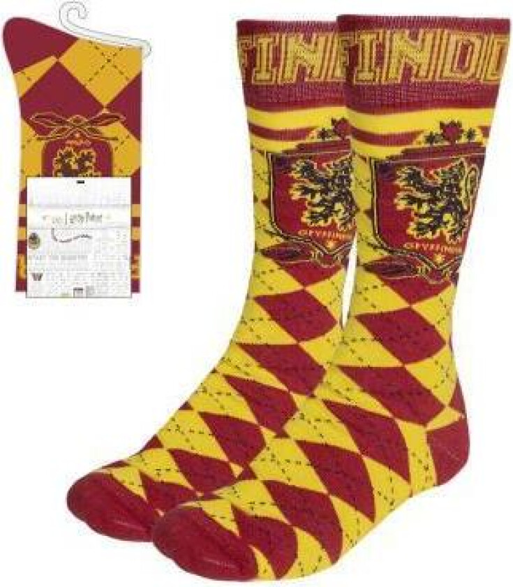 Gryffindor sokker størrelse 35-41 sokker sokker harry potter