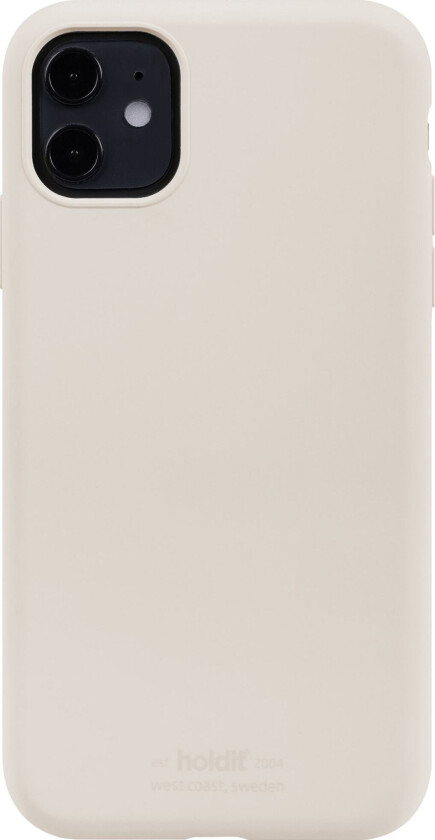 Holdit iPhone 11 Soft Touch Silikon Deksel - Light Beige