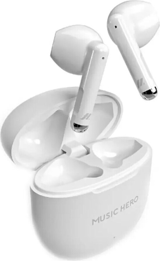 Nubox True Wireless Stereo In-Ear Hodetelefoner - Hvit