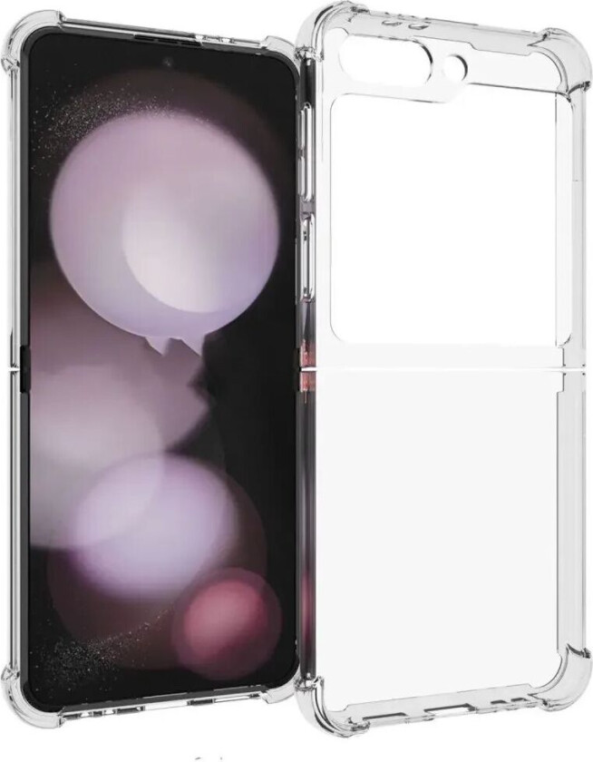 Samsung Galaxy Z Flip6 Fleksibelt Plast Deksel - Gjennomsiktig