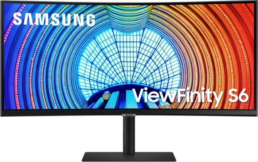 ViewFinity S6 S34A650UBU - S65UA-serien - LCD-skjerm - buet - 34" - 3440 x 1440 UWQHD @ 100 Hz - VA - 350 cd/m² - 4000:1 - HDR10 - 5 ms - HDM