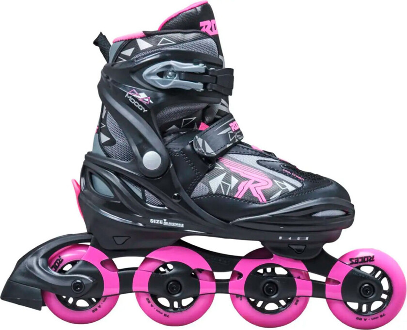 Skøyter Roces Moody Girl Tif Svart-Grå-Rosa 400856 01 (36-40)