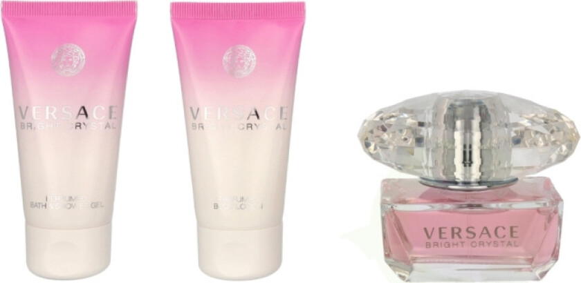Bright Crystal Giftset 150 ml Edt Spray 50ml/Shower Gel 50ml/Body Lotion 50ml