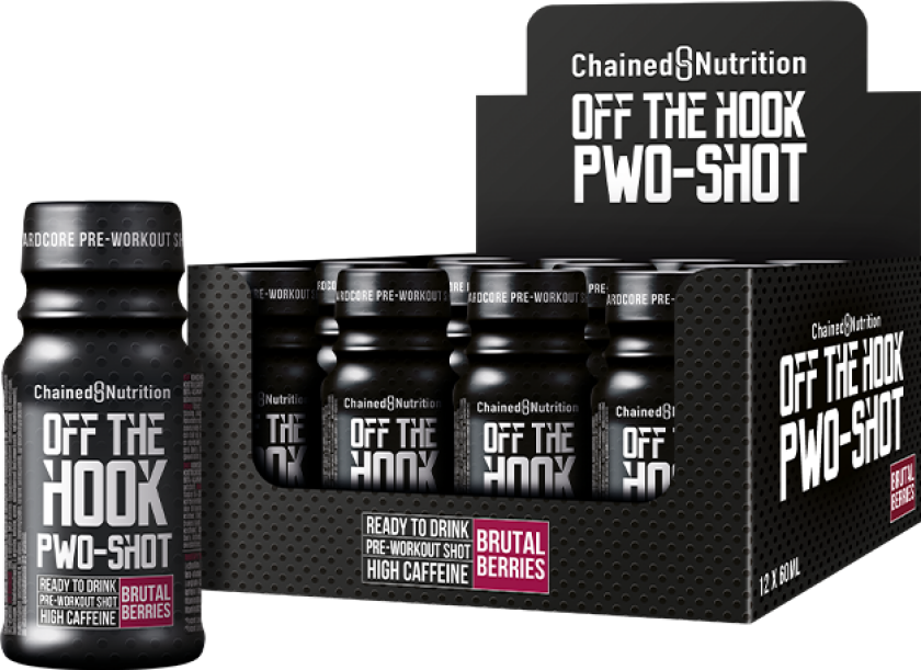 12 x Off The Hook PWO-Shot, 60 ml