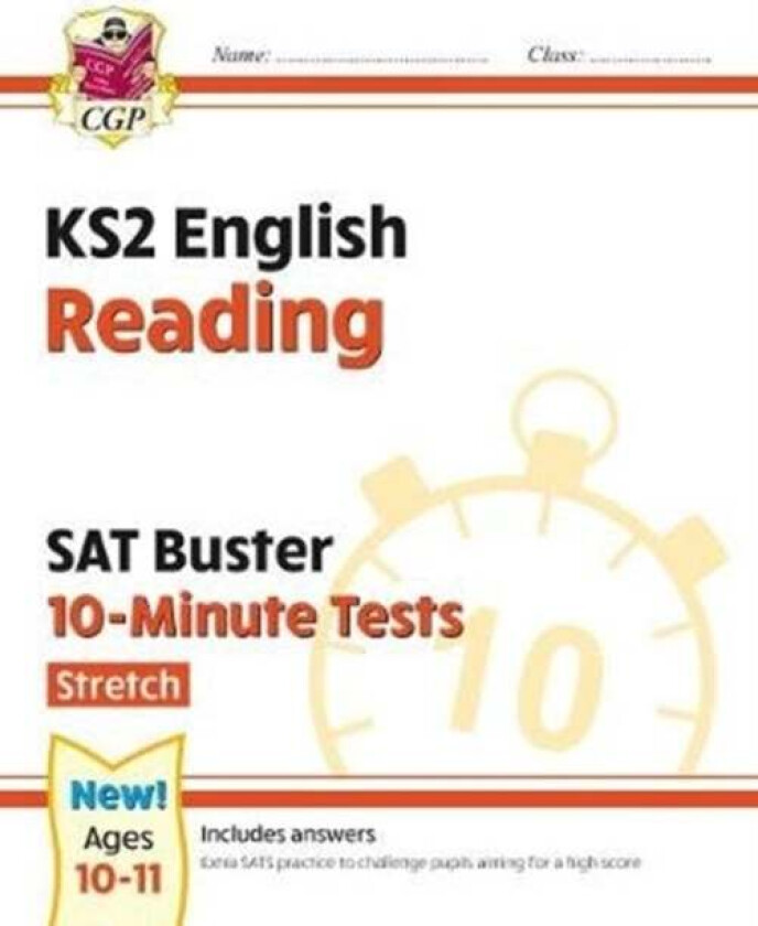Ks2 English Sat Buster 10-Minute Tests: Reading - Stretch (For The 2024 Tests) Av Cgp Books