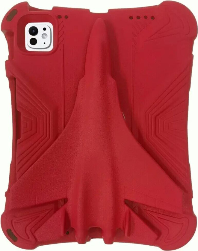 iPad Pro 11" (2024) Fly Deksel m. Ståfunksjon - Rød