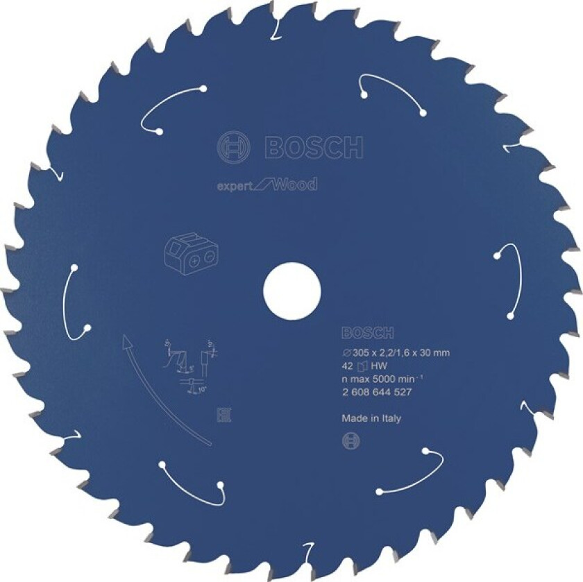 Expert for Wood-sirkelsagblad for batteridrevne sager 305x2,2/1,6x30 T42