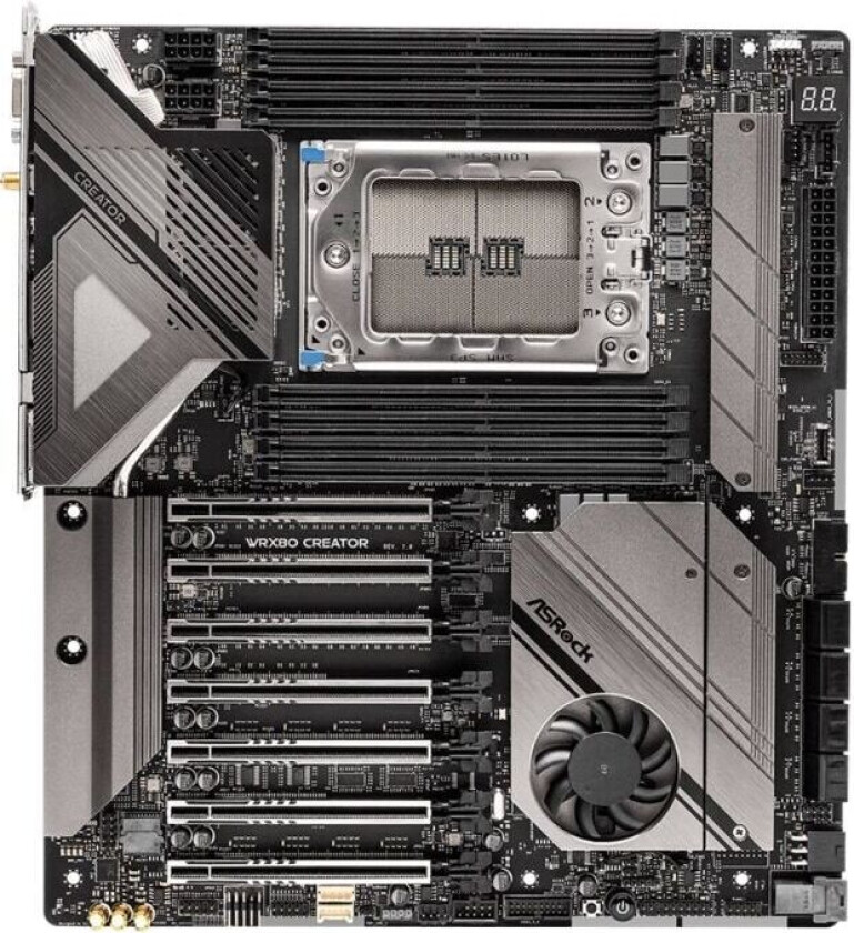 Asrock Wrx80 Creator R2.0 S-swrx8 E-atx Utvidet Atx (e-atx) Hovedkort