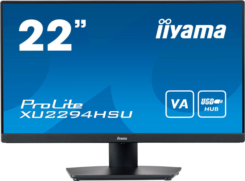22" iiyama ProLite XU2294HSU-B2 - LED monitor - Full HD (1080p) - 22" - 1 ms - Skjerm
