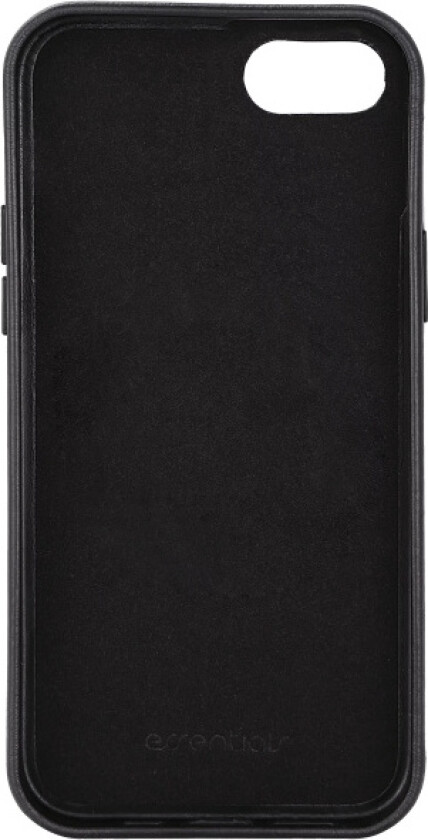 iPhone SE (2022 / 2020) / 8 / 7 / 6s / 6 Deksel i Ekte Skinn - Svart