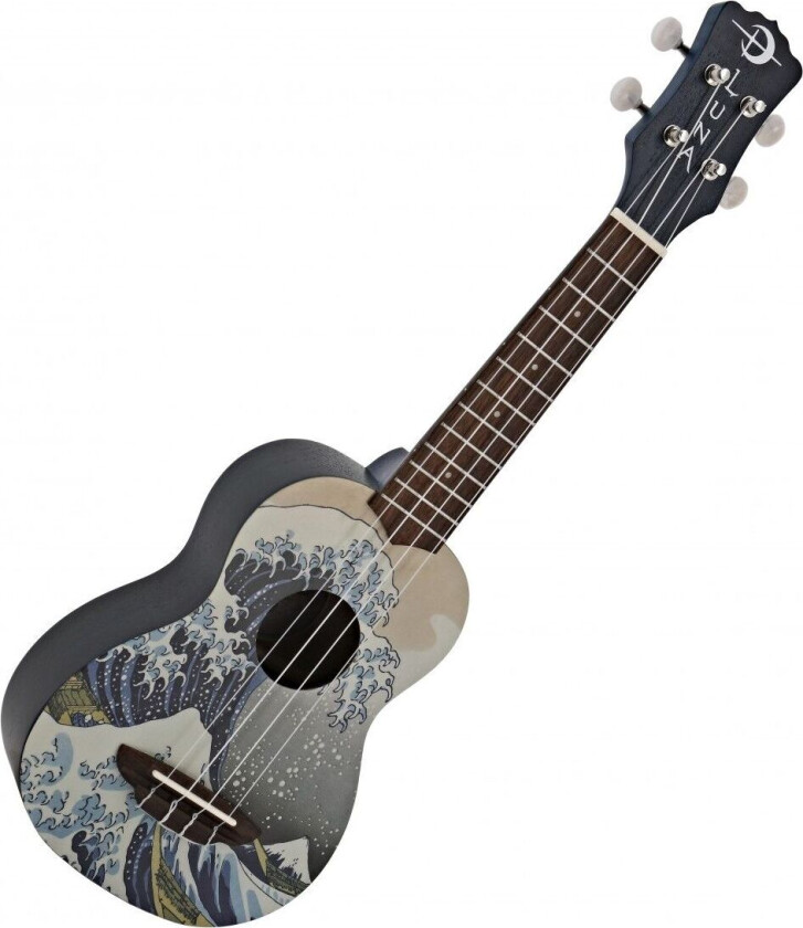 Luna Great Wave Sopranukulele Great Wave Graphic