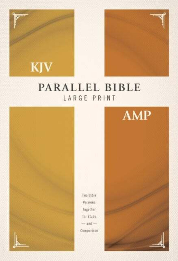 KJV, Amplified, Parallel Bible, Large Print, Hardcover, Red Letter av Zondervan