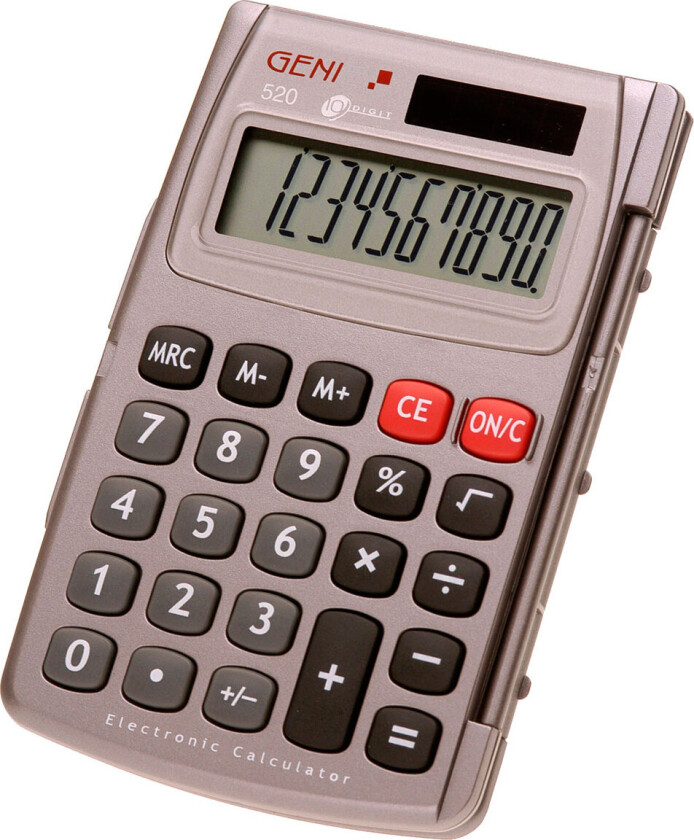 520 - Utskriftskalkulator - LCD