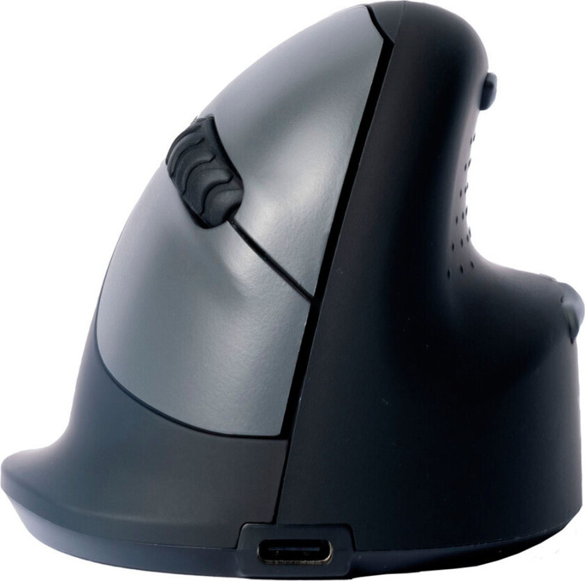 R-Go HE Break - vertical mouse - small AGR certified for hand size Ë165 mm - Bluetooth 5.0 - black - Vertical mouse - Optisk - 5 - Svart
