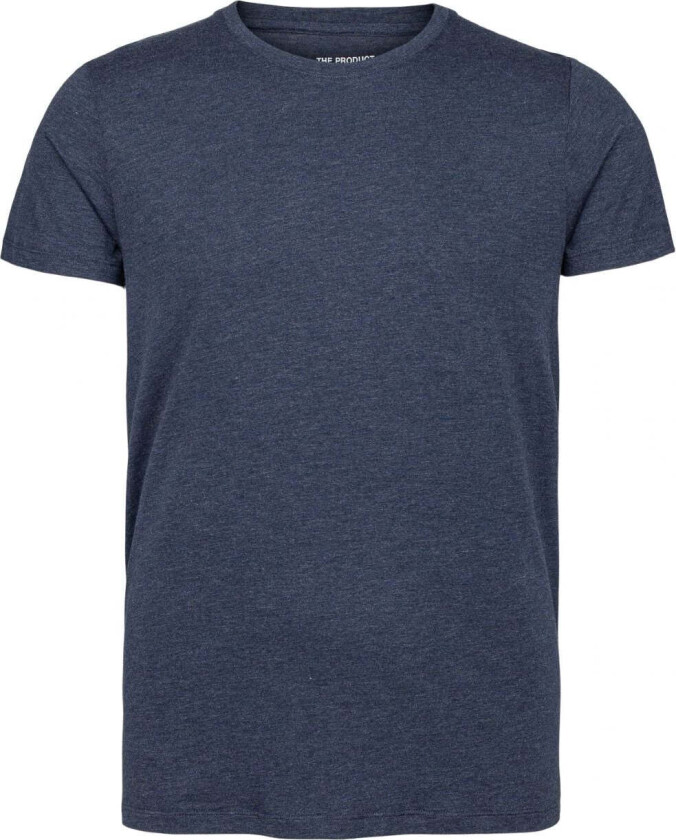 T-SHIRT Mørk Blå Melert, XXL