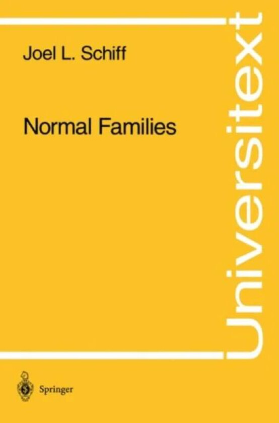 Normal Families av Joel L. Schiff
