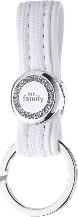 Saint Tropez Keyring White