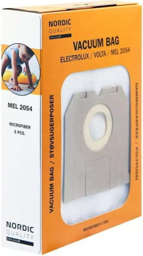 Nordic Quality MEL 2054 Euronics Støvsugerposer 5 stk
