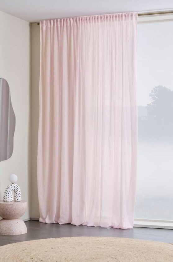 gardin med multifunksjonsbånd 1 lengde - ekstra bred Rosa