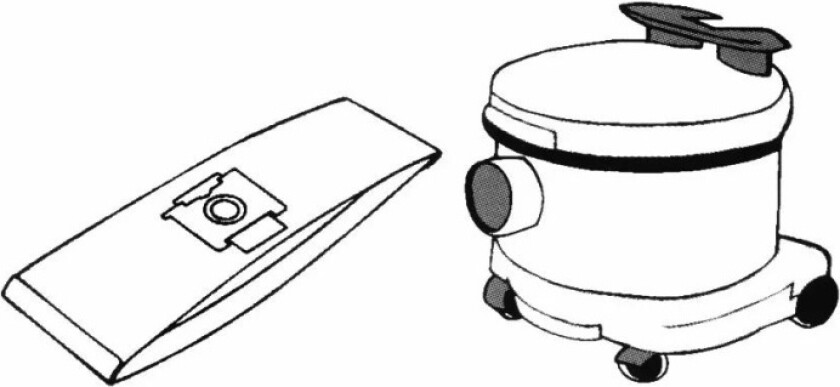 Nordic Quality AE 2322 Dammsugarpåsar, 10 st