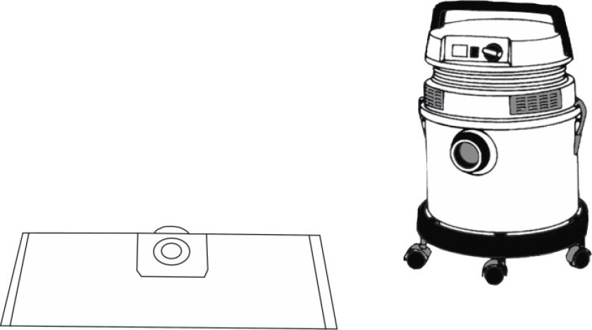 Nordic Quality RO 2199 Dammsugarpåsar, 5 st