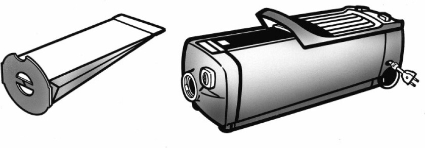 Nordic Quality EL 2068 Dammsugarpåsar, 5 st