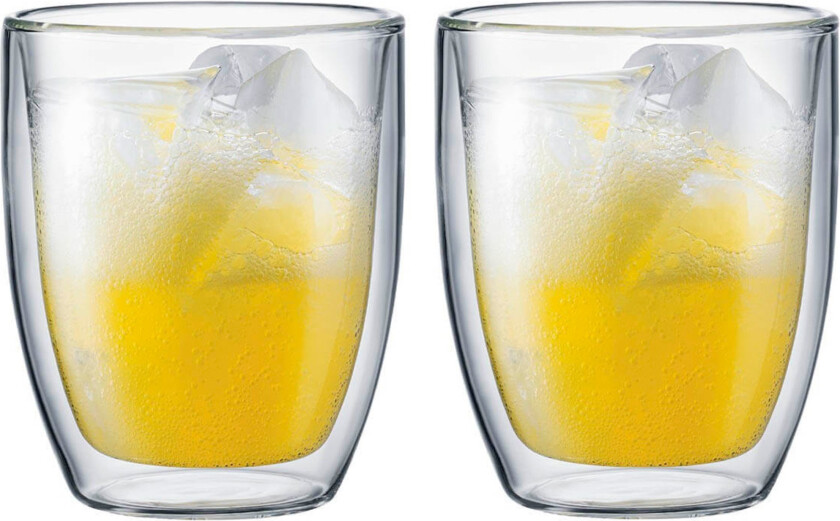 BISTRO Dobbeltvegget krus, 2 stk. - 0,45 l